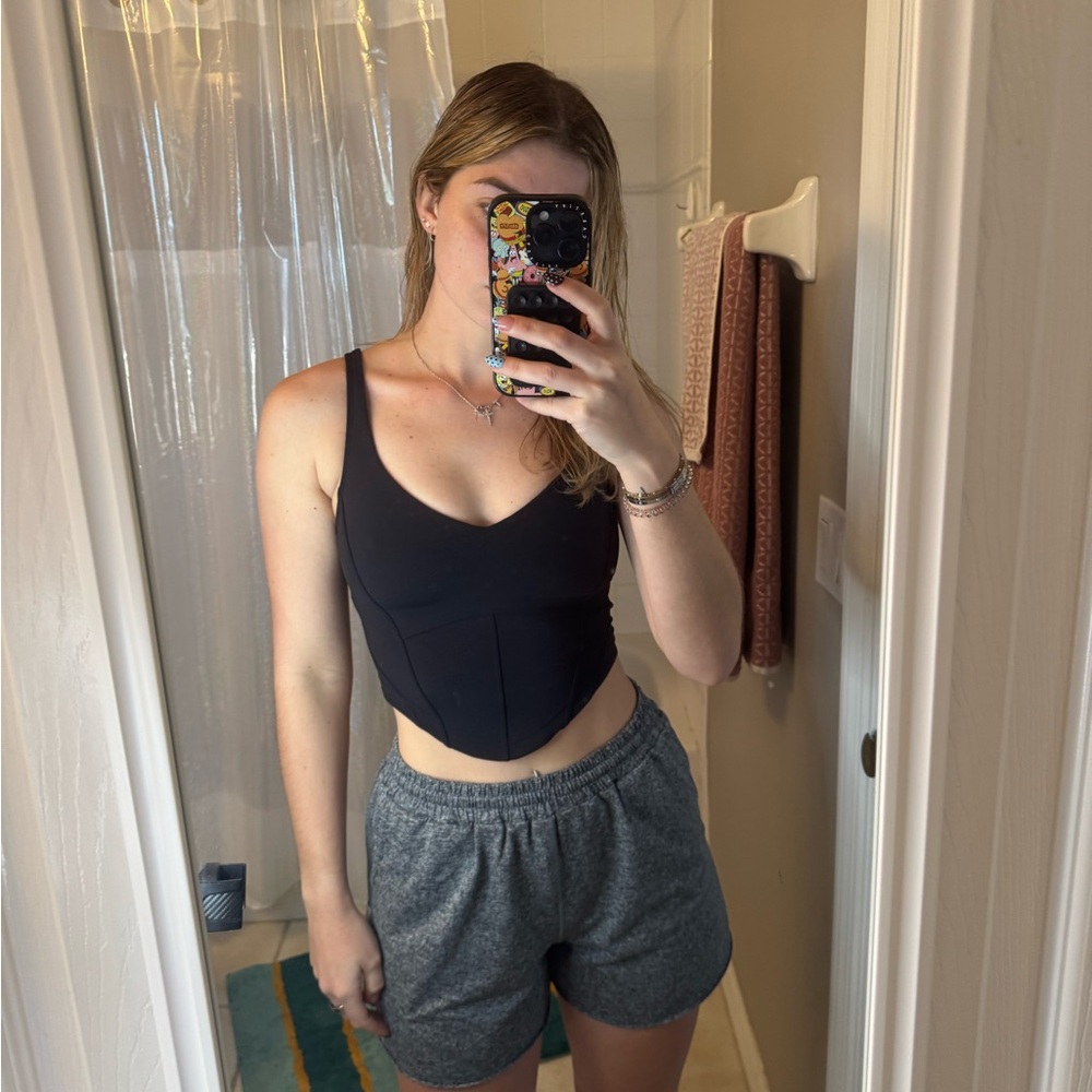 Lululemon black align corset tank